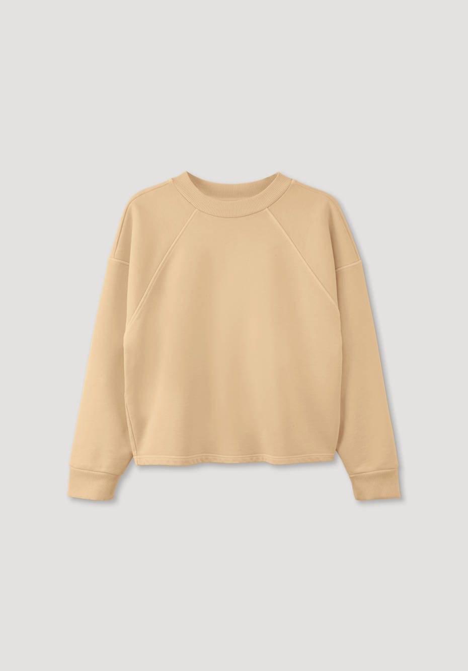 Sweatshirt mineralgefärbt aus reiner Bio-Baumwolle