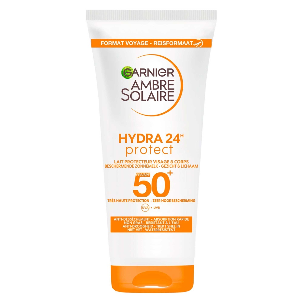 garnier Ambre Solaire Hydra 24h Protect Lait protecteur Hydra 24h FPS 50+ - Visage & Corps