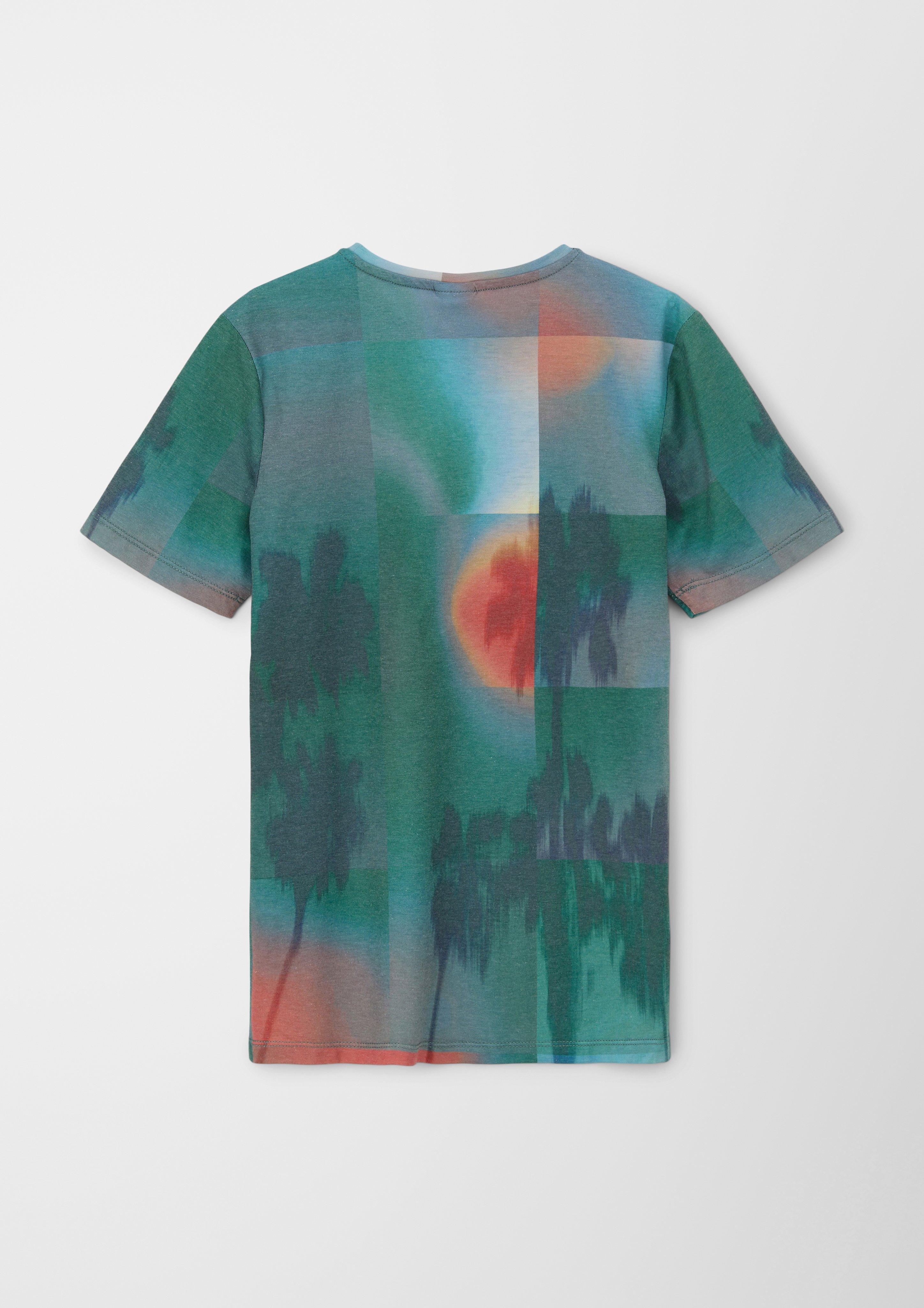 T-Shirt mit Allover-Print  2130537-67A3