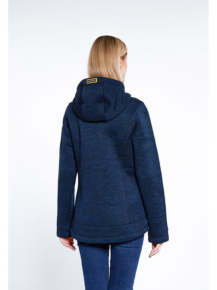 Schmuddelwedda Strickfleecejacke in Dunkelblau günstig kaufen