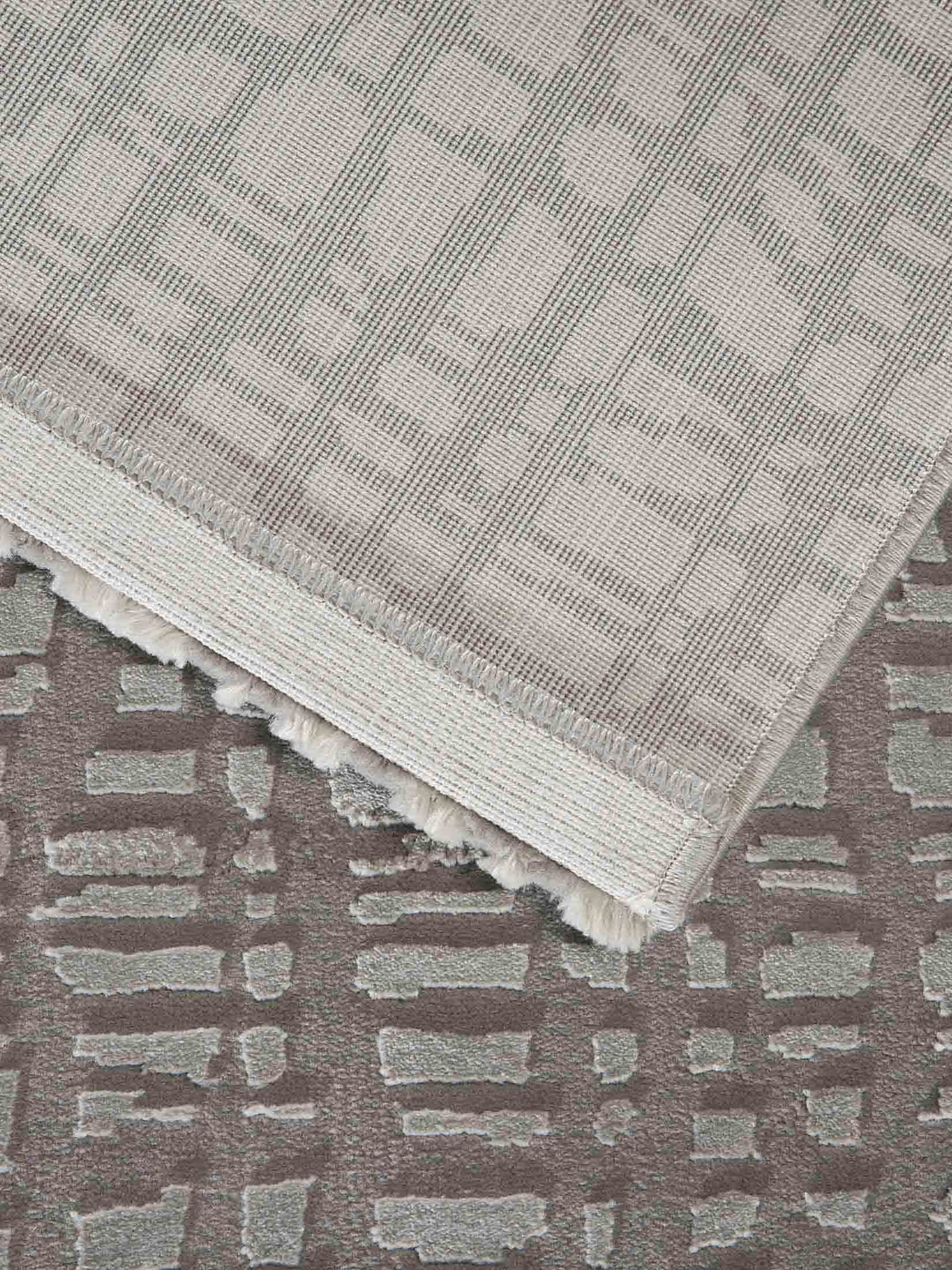 Bayonne Moderner Teppich, Silber
