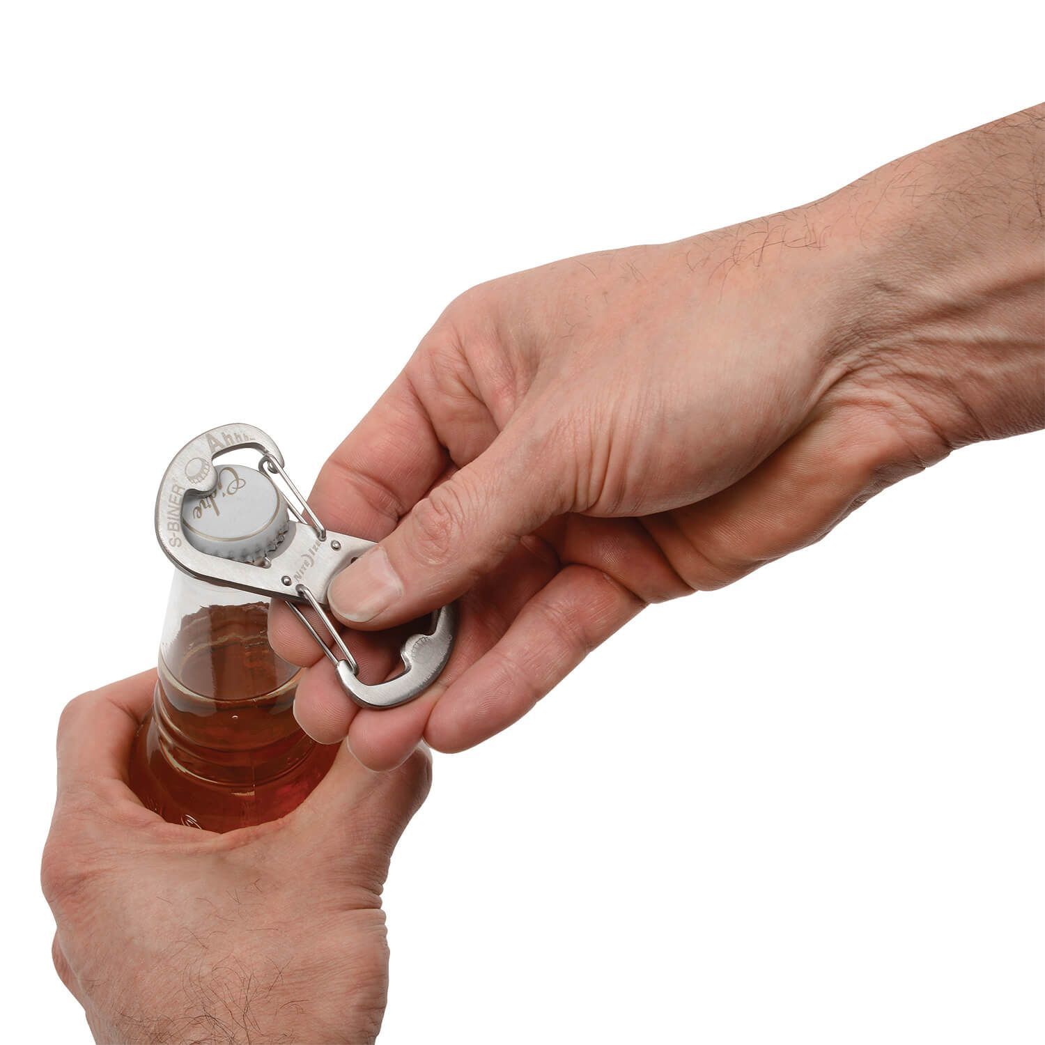 Stainless Bottle Opener S-Biner Karabiner