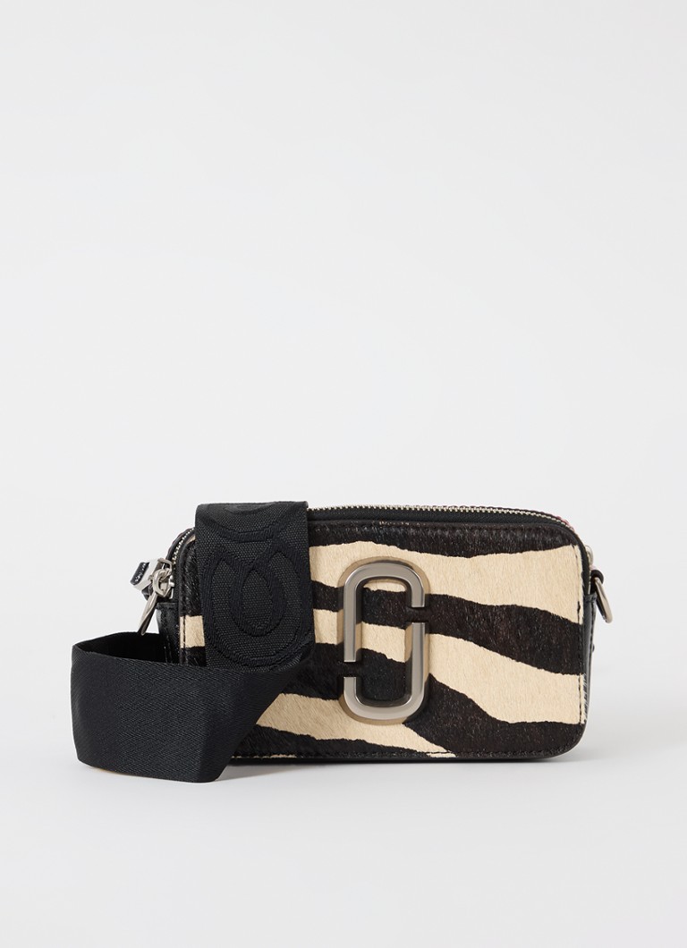 Marc Jacobs The Snapshot teļādas plecu soma ar dzīvnieku apdruku