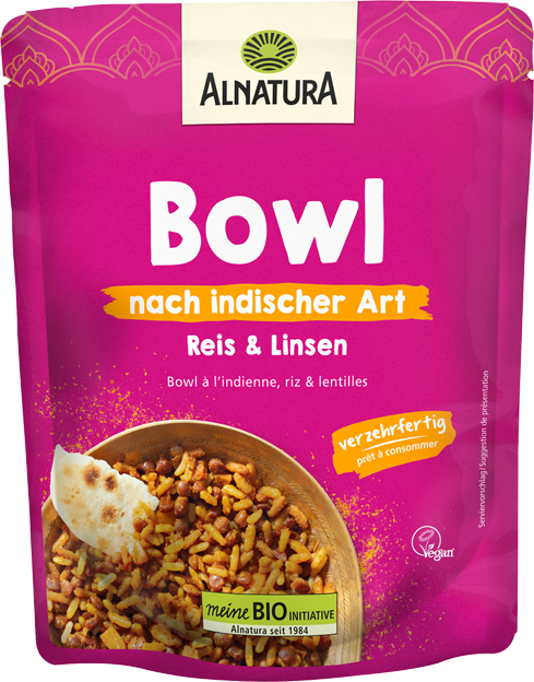 Alnatura Bio Bowl nach indischer Art