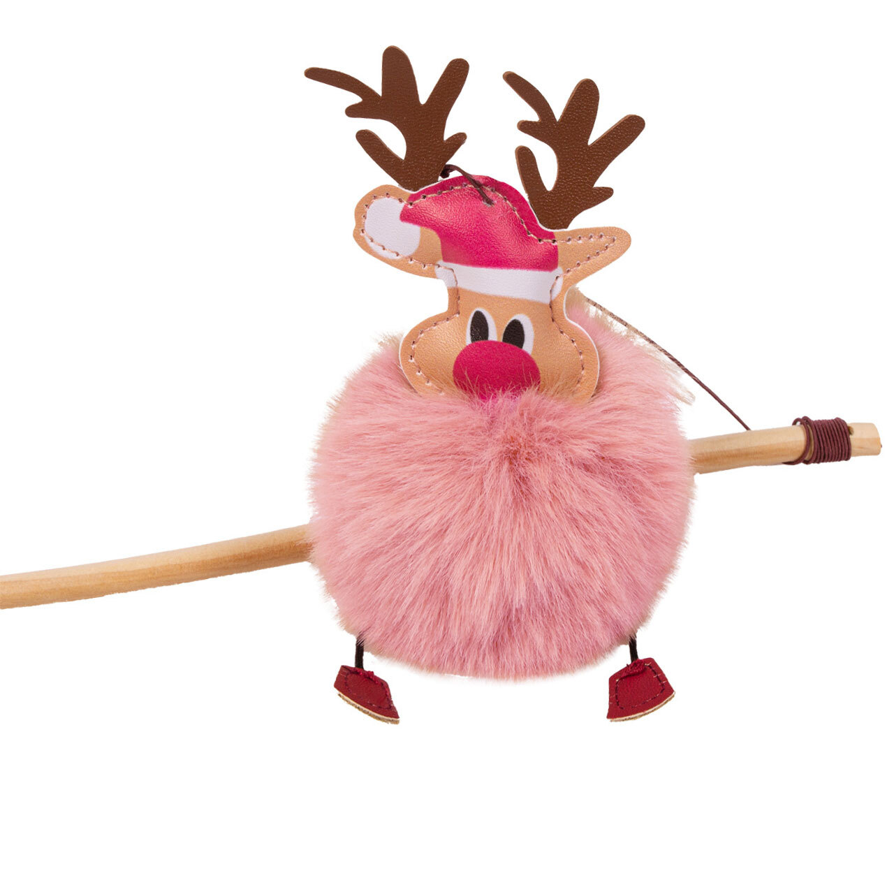 Canadian Cat Company Katzenangeln Canadian Cat Company Spielangel Rudolph rosa