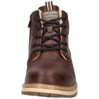 Dockers Schnürstiefelette in braun