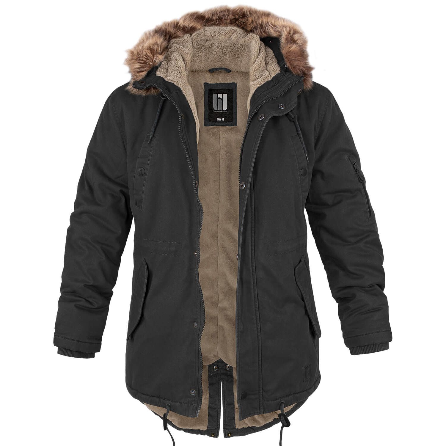 Fishtail Winterparka mit Futter