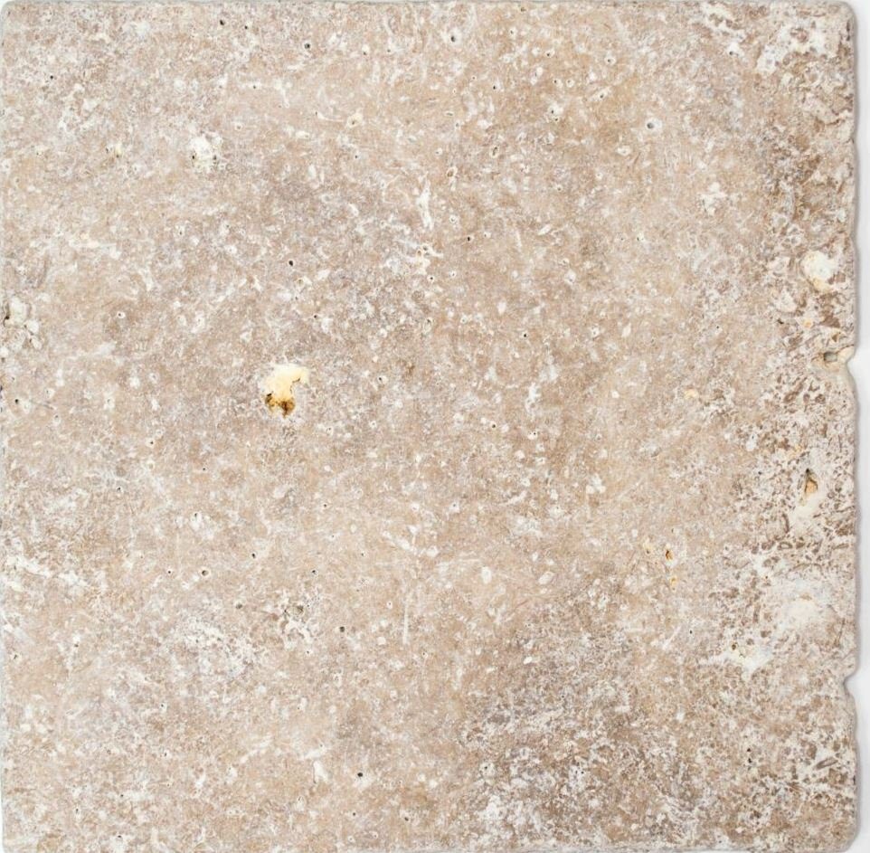 Mosani Bodenfliese Fliese Travertin Naturstein Noce walnuss braun Naturstein