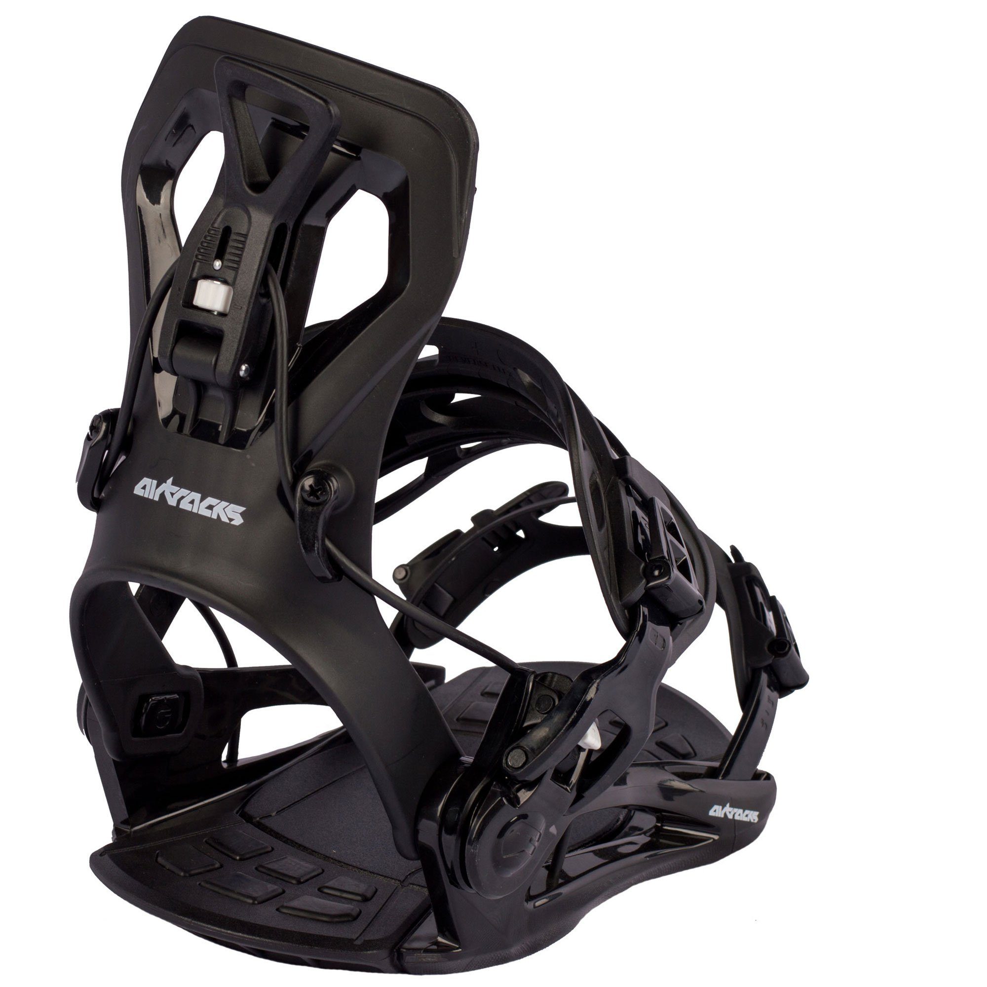 Airtracks Snowboard Snowboard Komplett Set Akasha Wide  Mod. 23 (4er-Pack), Snowboard Rocker + Bindung Master + Boots + Sb / 152 157 159 162 cm