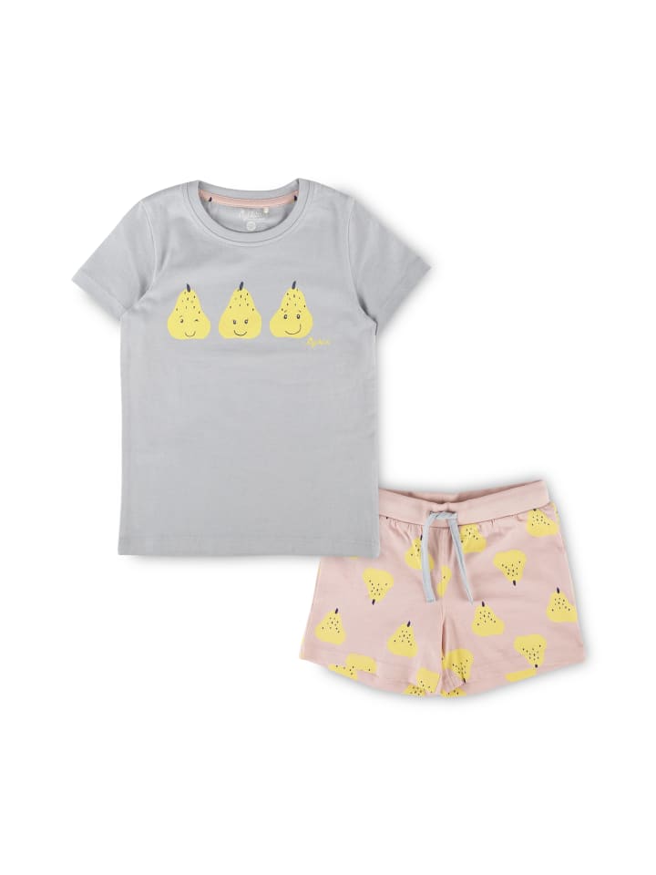 Sigikid Pyjama, Shorty Kinder Schlafanzug in Hellblau/Rosa/ Shorty günstig kaufen