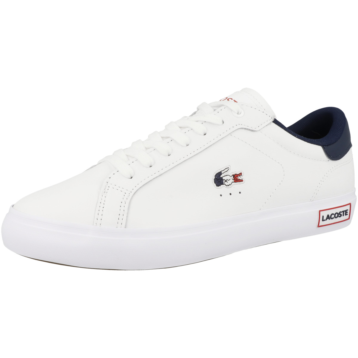 Lacoste Powercourt TRI22 1 SMA Leather Sneaker Low weiss