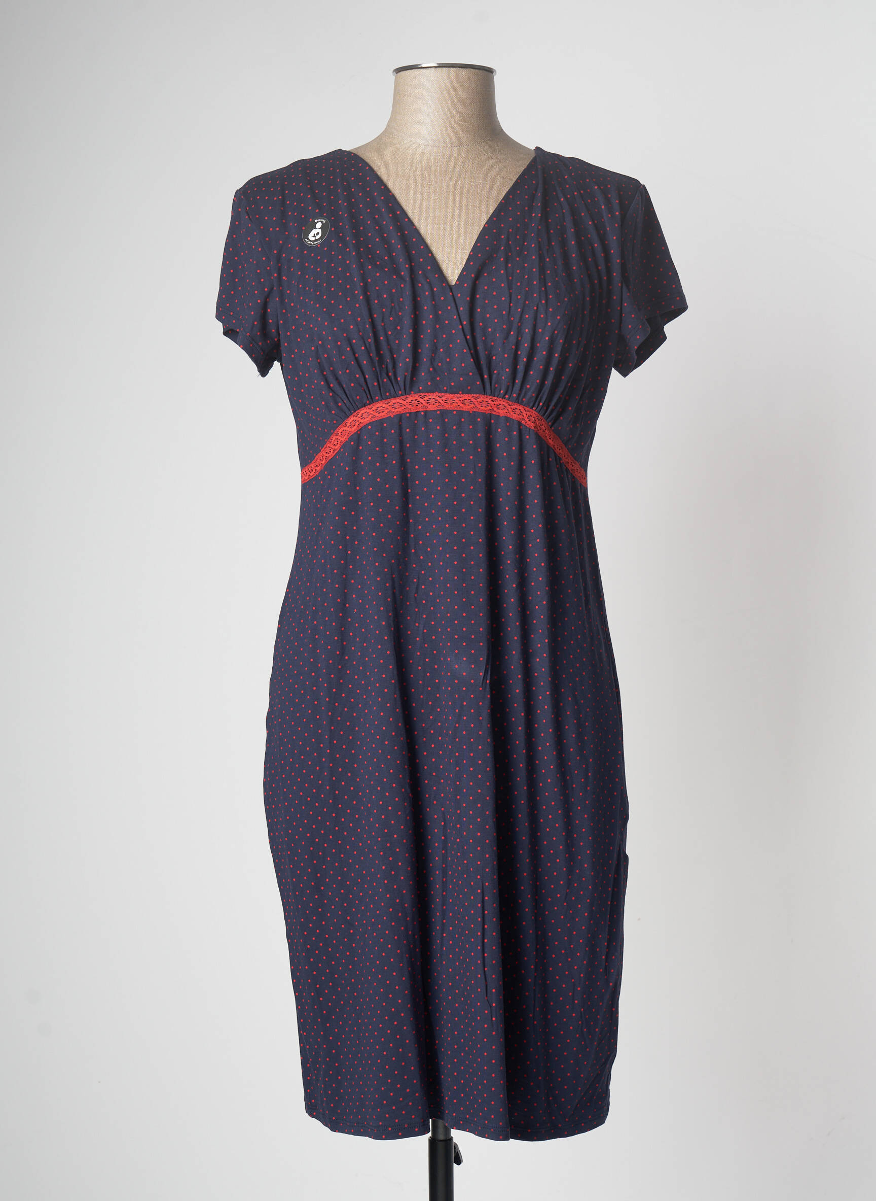 Envie De Fraise Nuit Maternite Femme couleur bleu