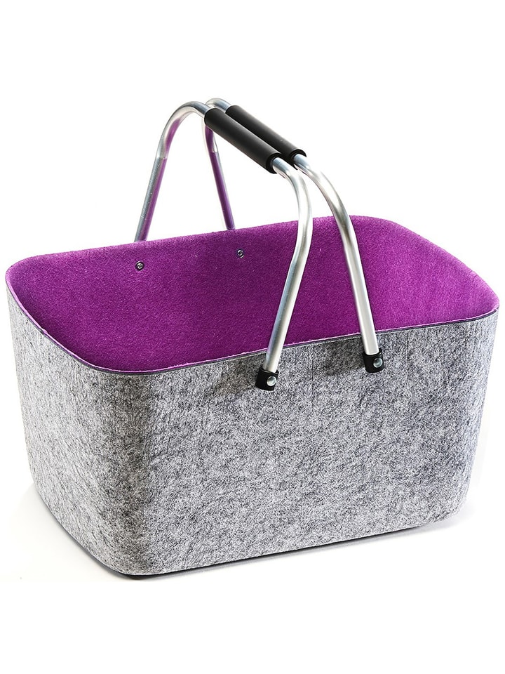 kobolo Einkaufskorb FOLDPURPLE42 in Grau günstig kaufen onesize
