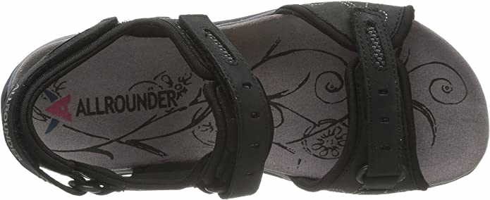 MEPHISTO Komfort Sandalen schwarz