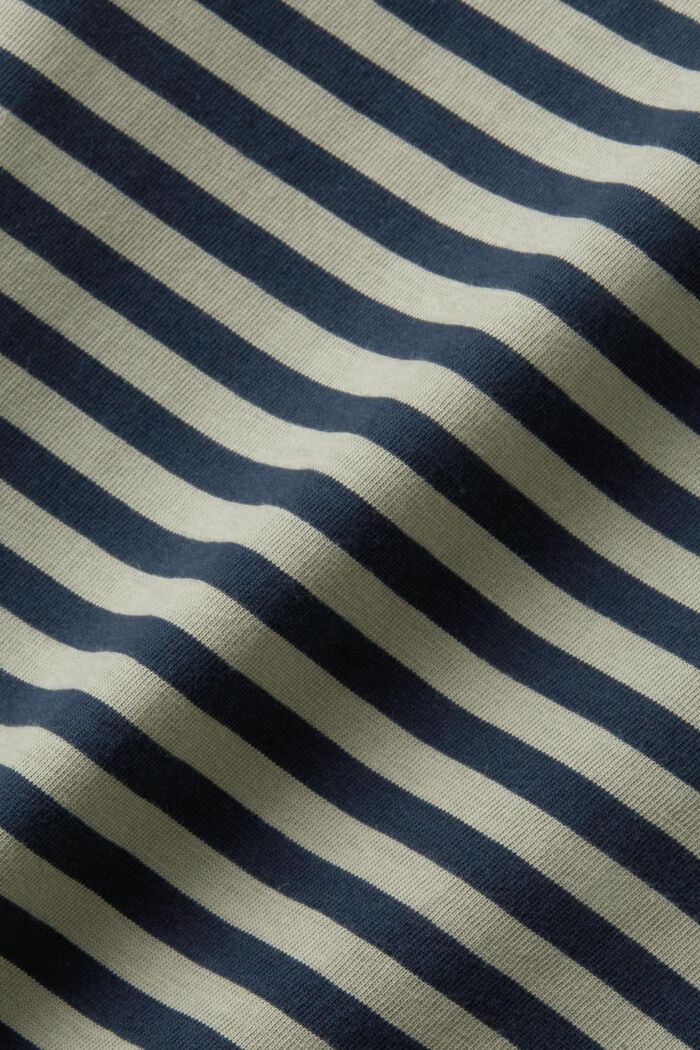 Gestreiftes Jersey T-Shirt, 100 % Baumwolle