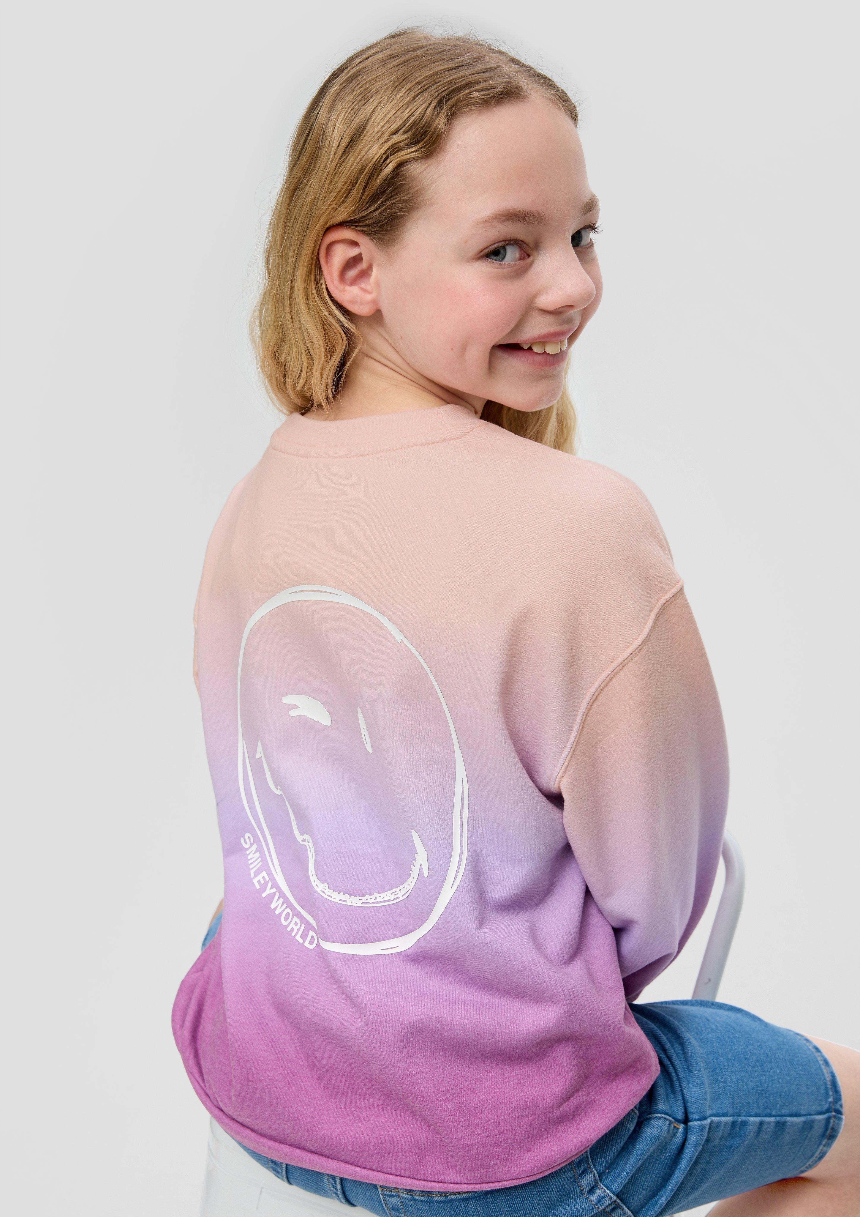 Smiley-Sweatshirt aus Baumwollmix  2142440-47D1