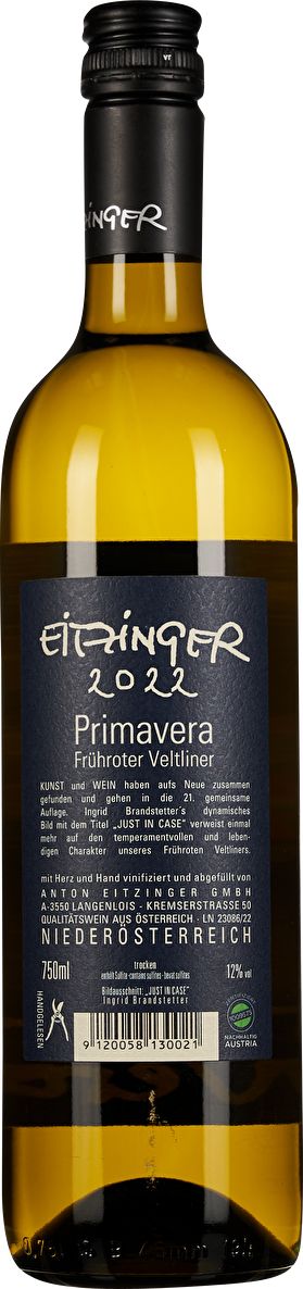 Eitzinger Frühroter Veltliner Primavera 2022
