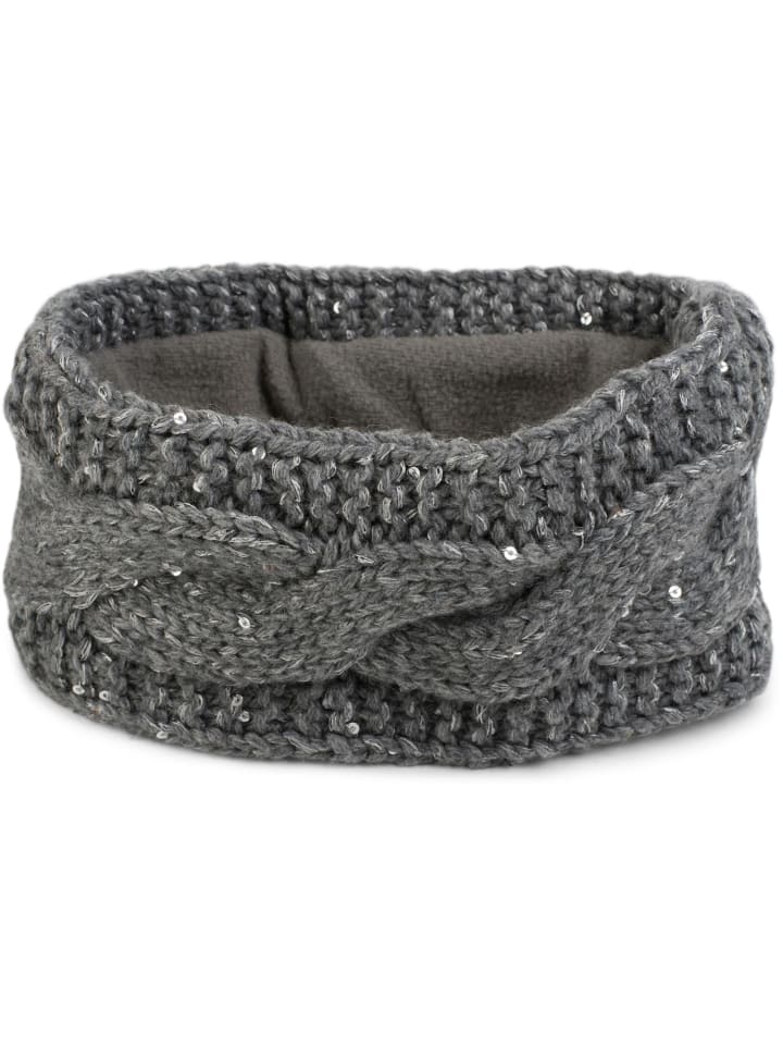 styleBREAKER Strick Stirnband in Grau günstig kaufen onesize