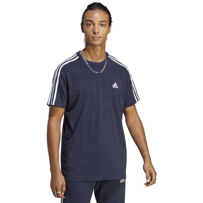 adidas ESSENTIALS SINGLE JERSEY 3-STREIFEN T-Shirt Herren