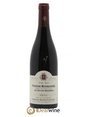 Vosne-Romanée Vieilles Vignes Les Hautes Mazières Bruno Clavelier  2015 - Lot de 1 Bouteille