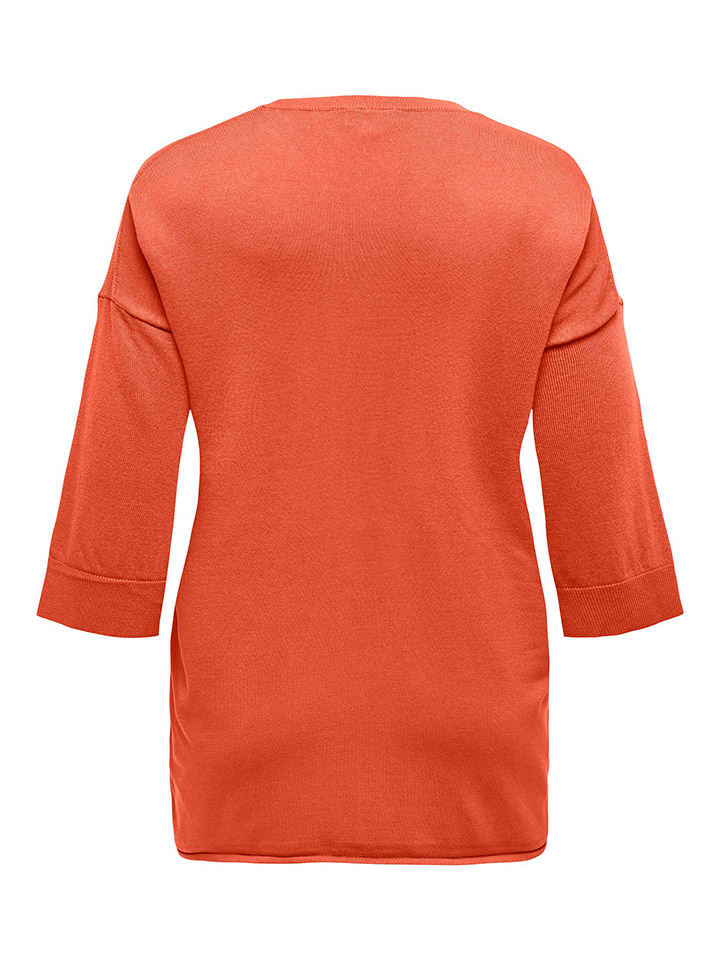ONLY Carmakoma Pullover in Orange günstig kaufen