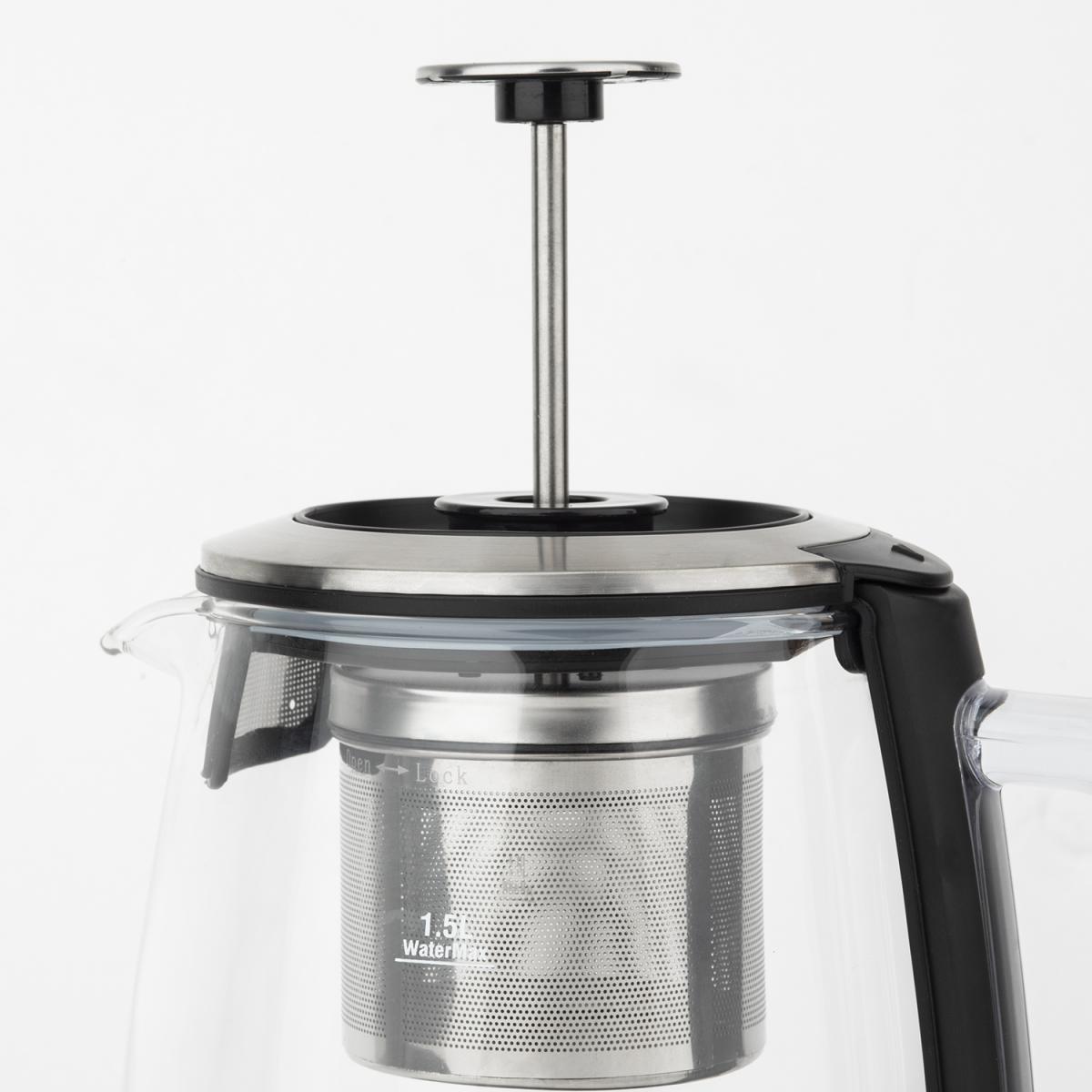 H.Koenig 2-in-1 Wasserkocher & Teekocher TI600, 1,5 l