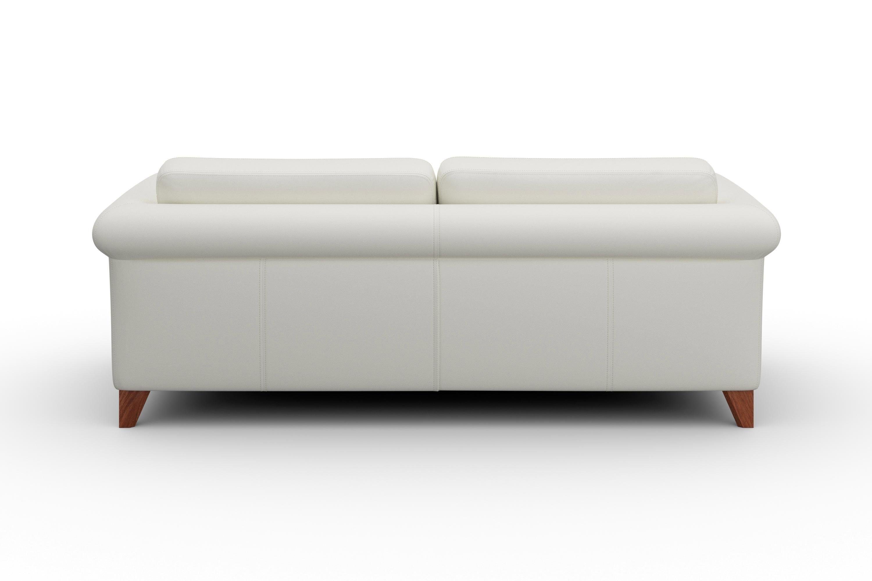 machalke® 3-Sitzer amadeo, Ledersofa mit geschwungenen Armlehnen, Breite 213 cm