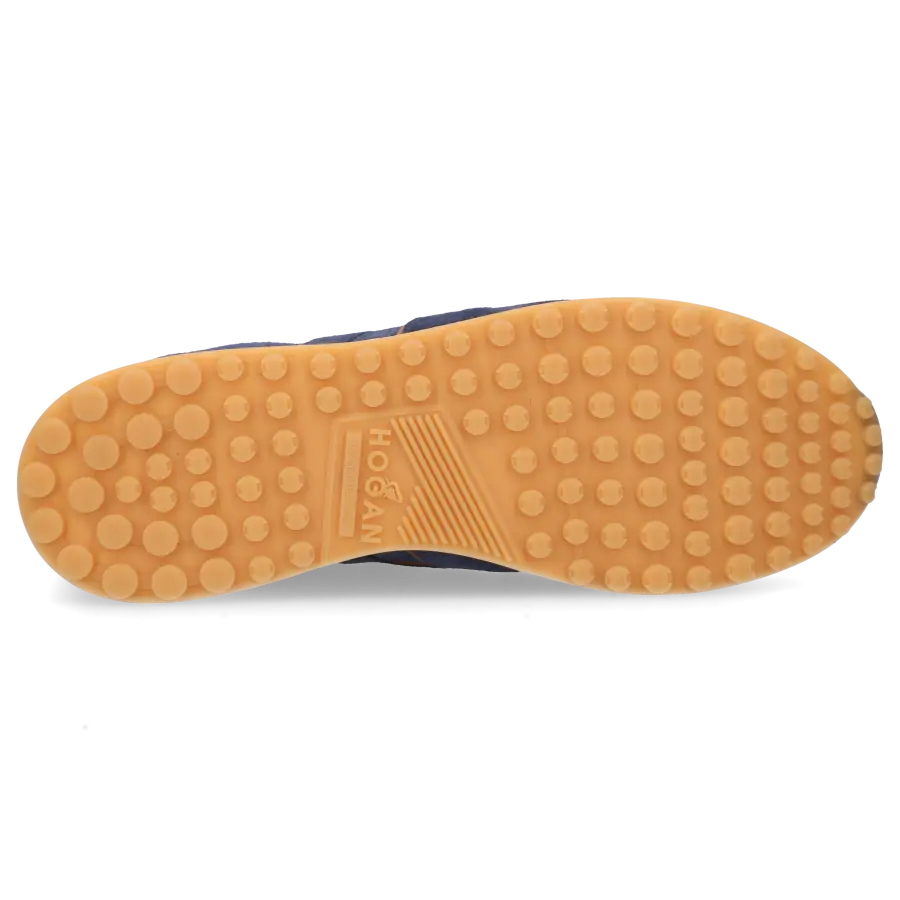 Hogan - Sneaker low H383 Veloursleder - blau