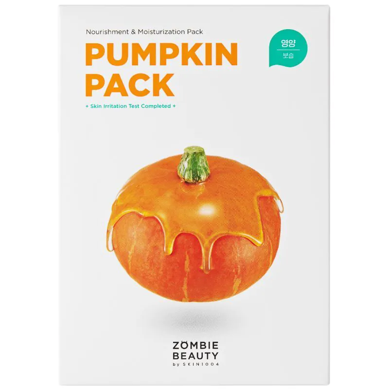 SKIN1004 Zombie Beauty Pumpkin nærende og fugtgivende ansigtsmaskesæt