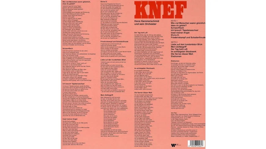 Knef (2022 Remaster) Coloured Vinyl
