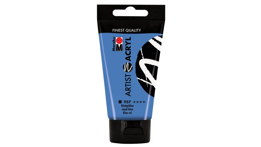 Marabu Artist Acryl, Königsblau 957, 75 ml 75 ml