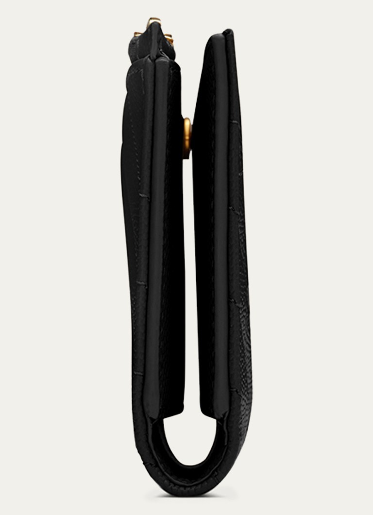 Saint Laurent Cassandre tikattu vasikannahkainen lompakko