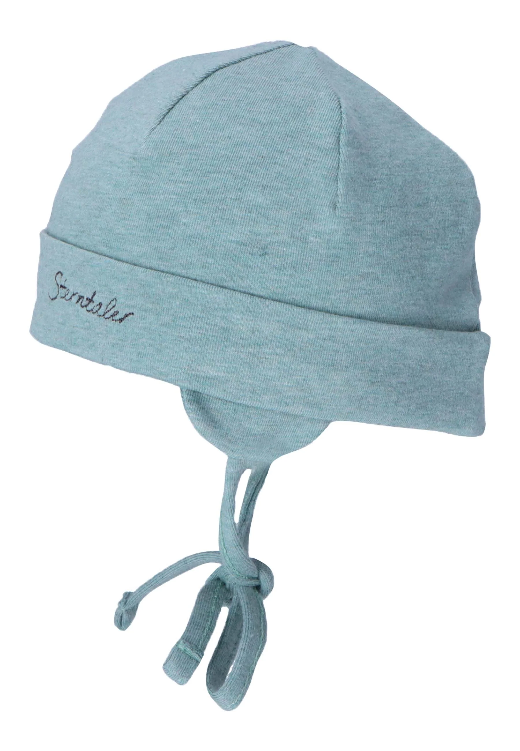 OCS Beanie aus Singlejersey Melange (Bio) Silber