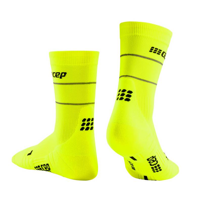 CEP Reflective Mid Cut Socken Damen