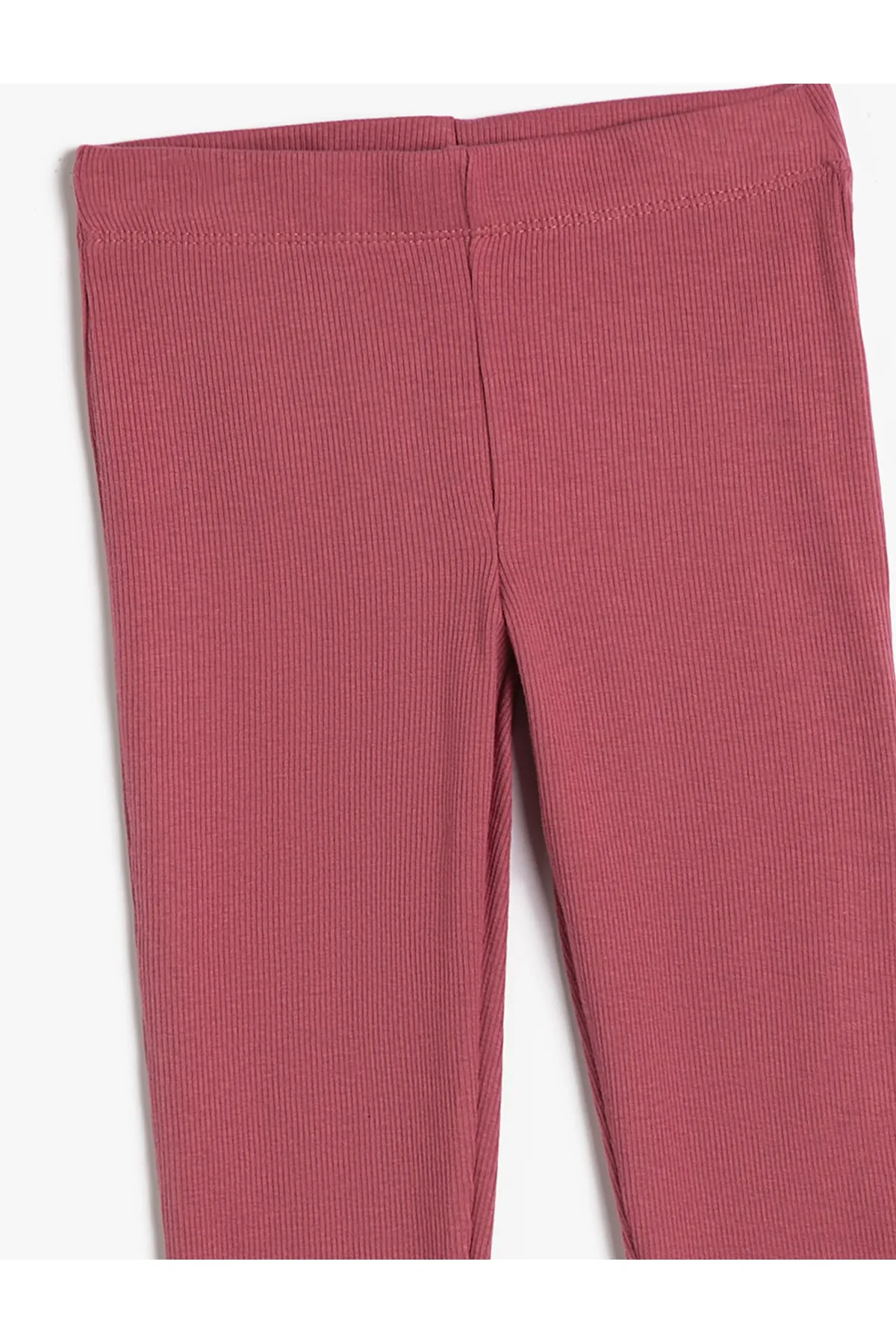 Koton  Basic-Leggings aus Baumwollmischung mit geripptem, elastischem Bund