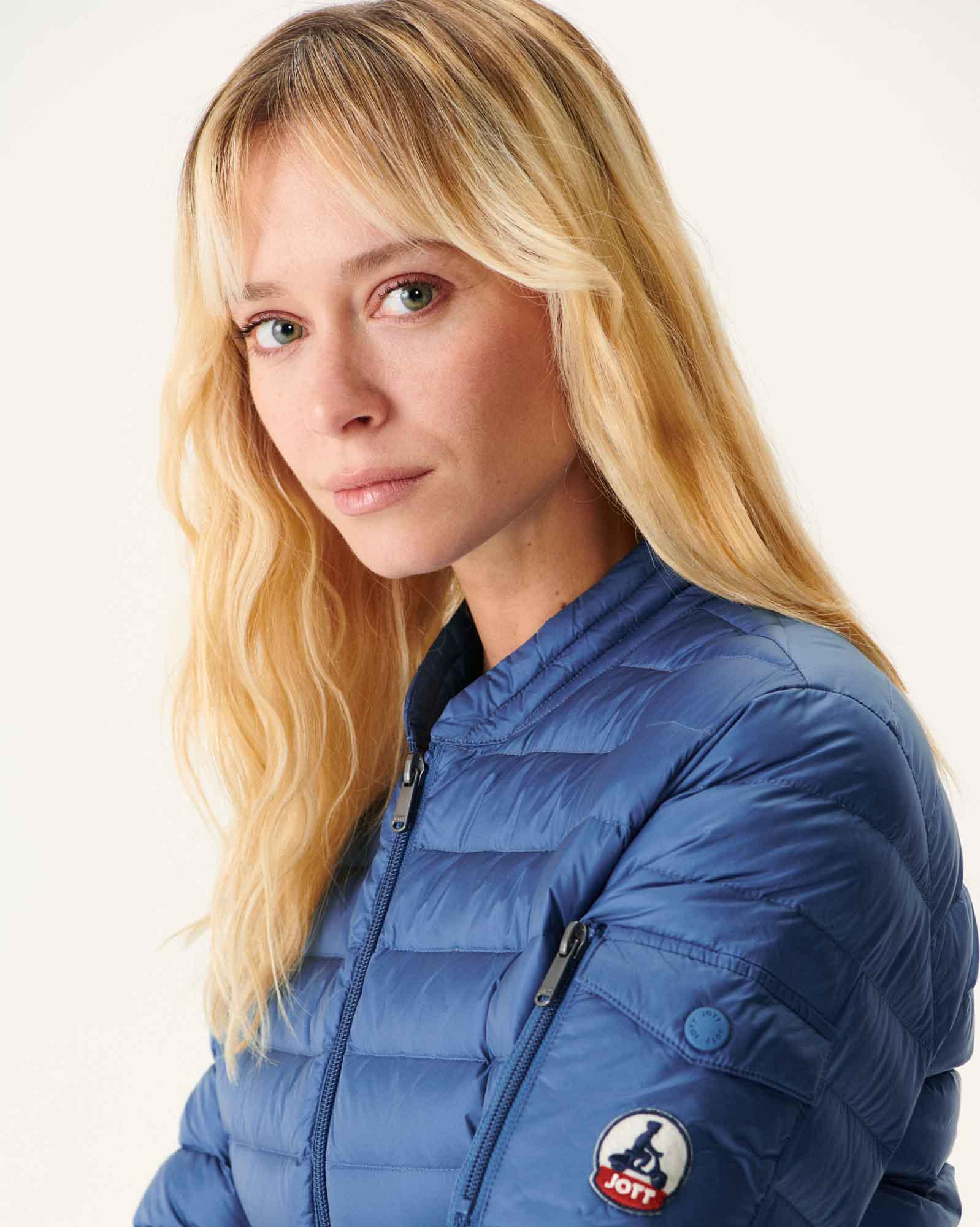 Doudoune légère Bleu jeans Emmy