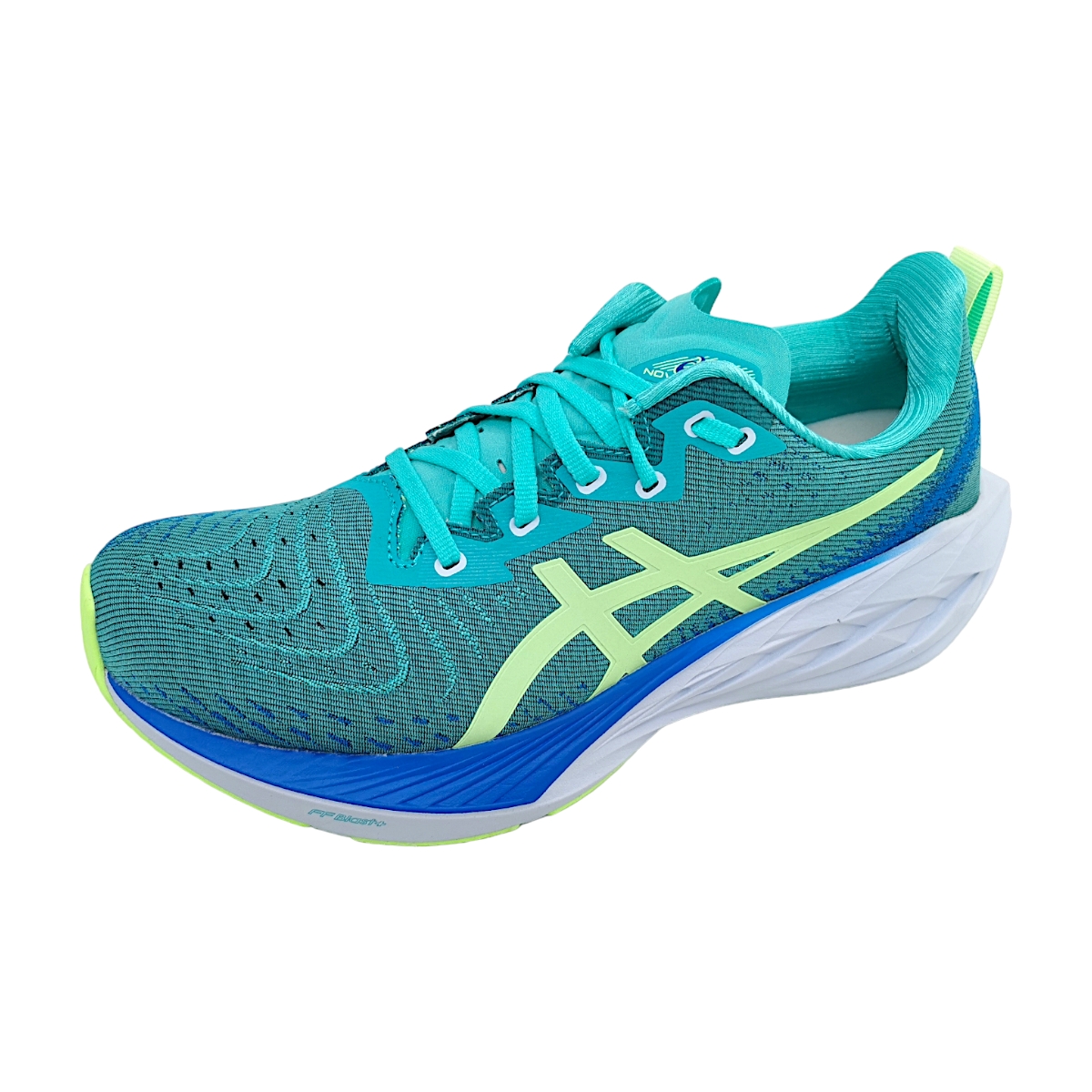 Asics Novablast 4 Lite Show 1011B846-400 Blau 400 blau/ grün