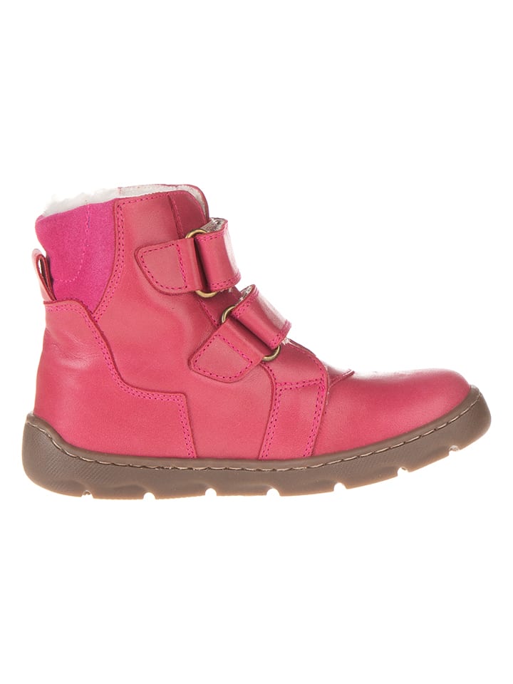 POM POM Leder-Winterboots in Pink günstig kaufen