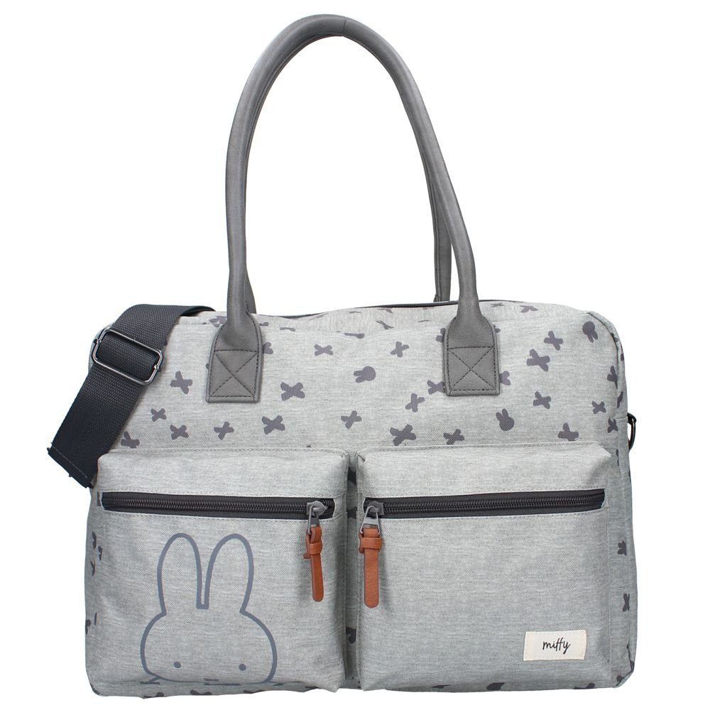 Wickeltasche Große Graue Baby Wickeltasche & Wickelunterlage  Fashion Miffy