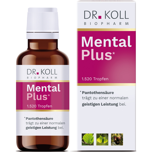 MENTAL Plus Dr.Koll Gemmo Kompl.Pantothensäure Tr  50 ml  Tropfen