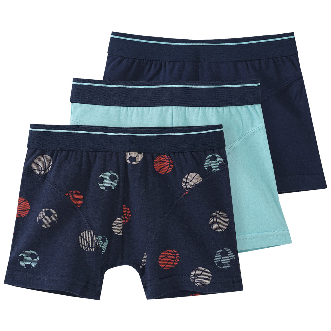 3 Jungen Boxer mit Webbund