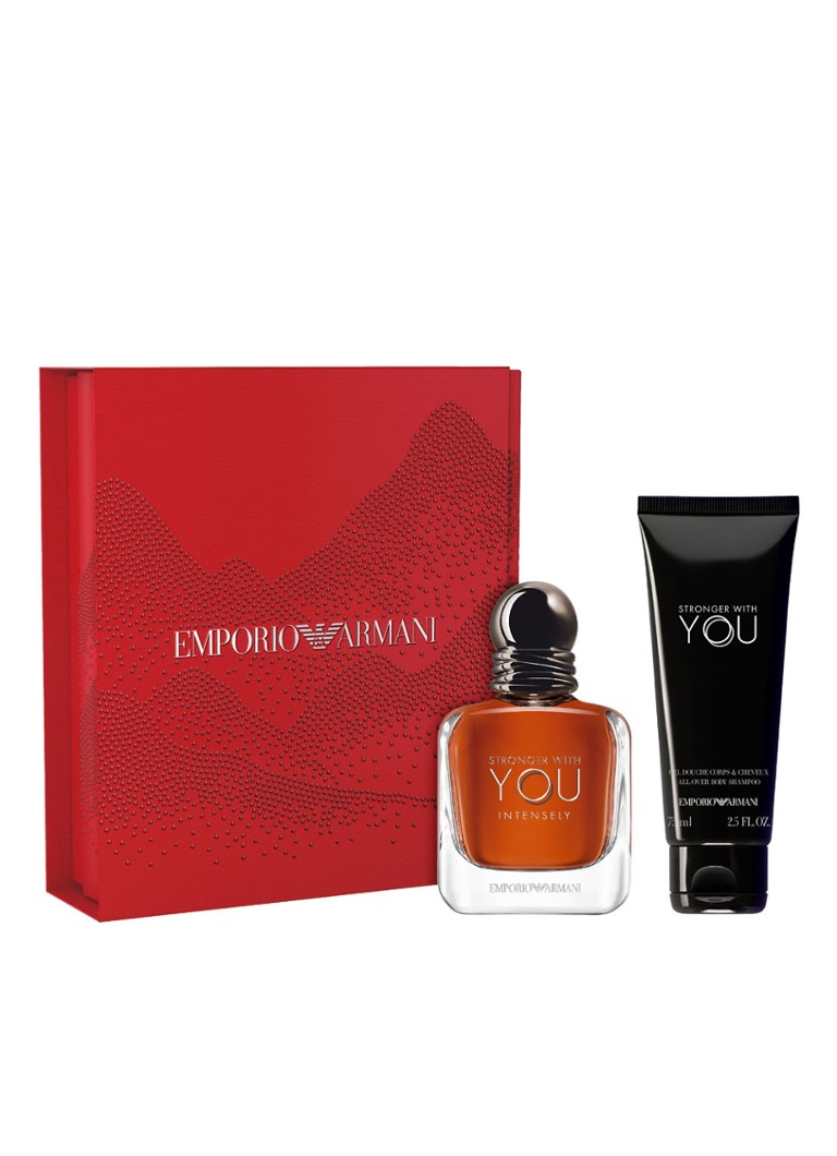 Set de îngrijire facială Giorgio Armani Stronger With You Intensely Eau de Parfum – Ediție limitată