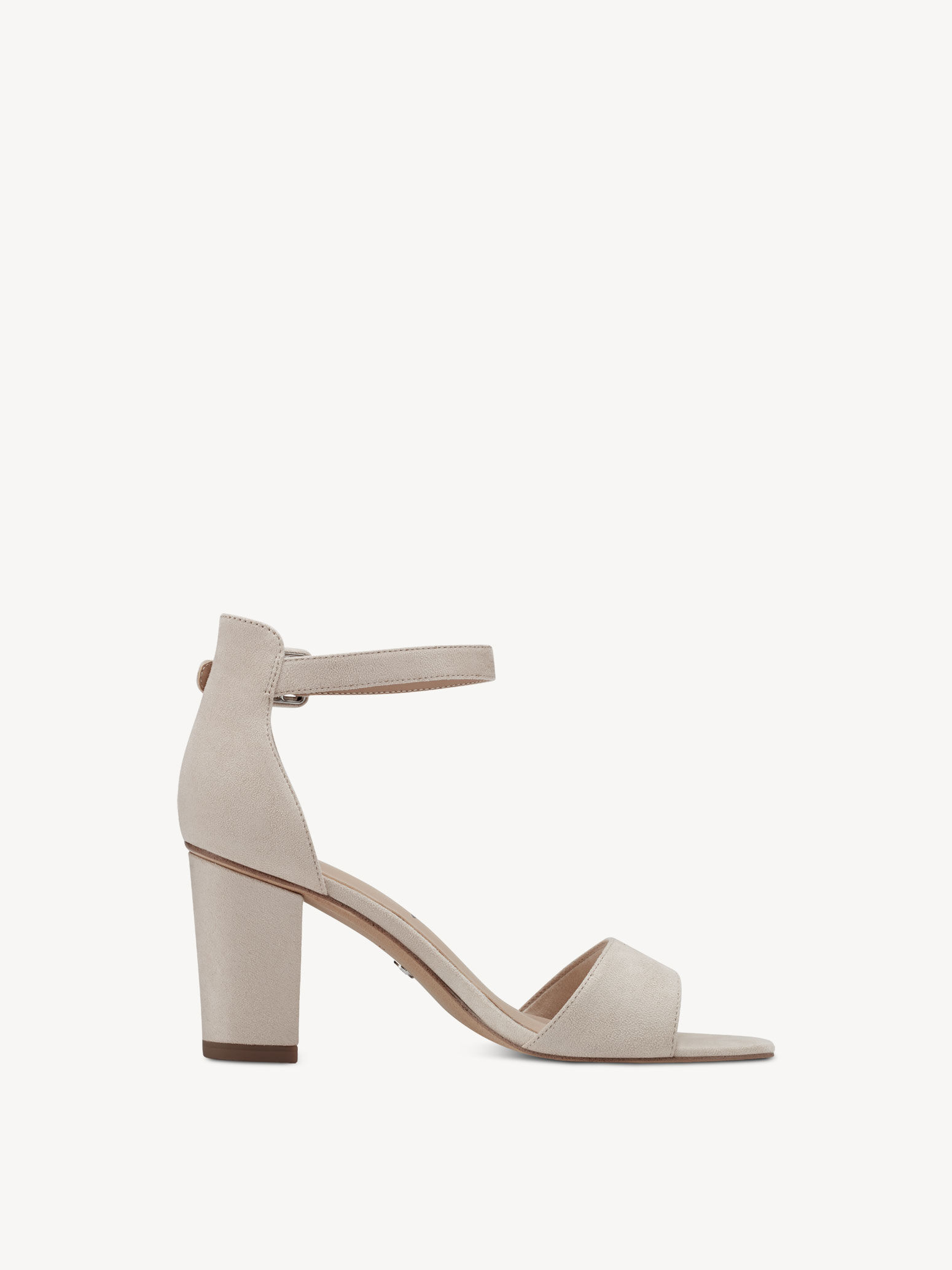 Sandale à talon - beige