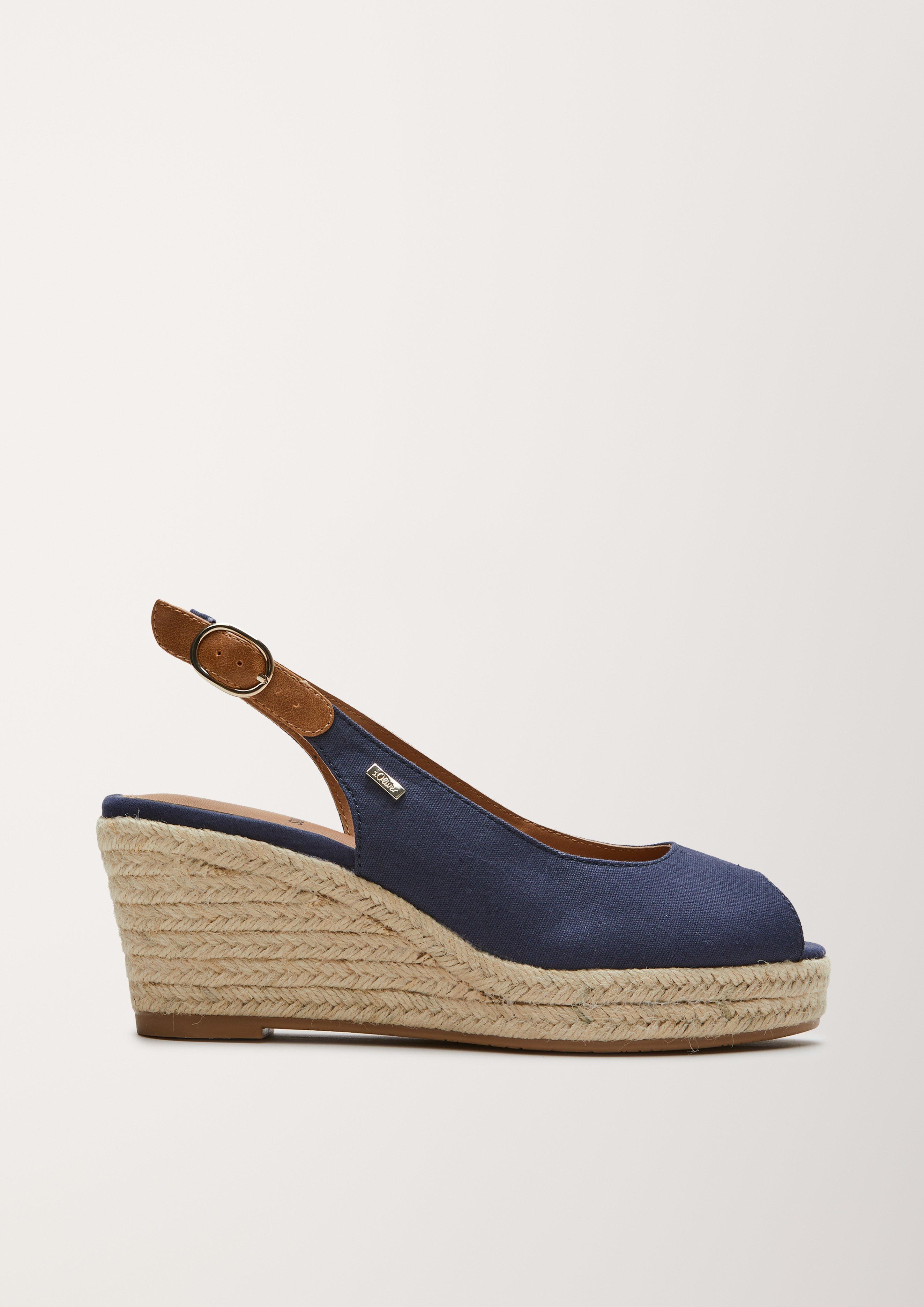Peeptoes mit Keilabsatz  6005734-805