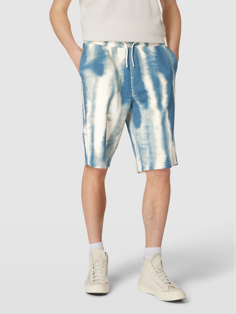 Shorts mit Farbverlauf Modell 'CASARES' in dunkelblau