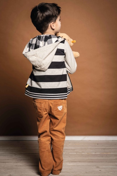 Sweatjacke, dunkelgrau für Jungs