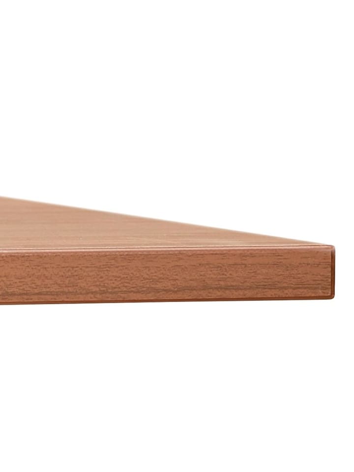 KADIMA DESIGN Schreibtisch quadratisch, Holz & Metall, Bürotisch 140x140 cm in Braun-Weiß günstig kaufen