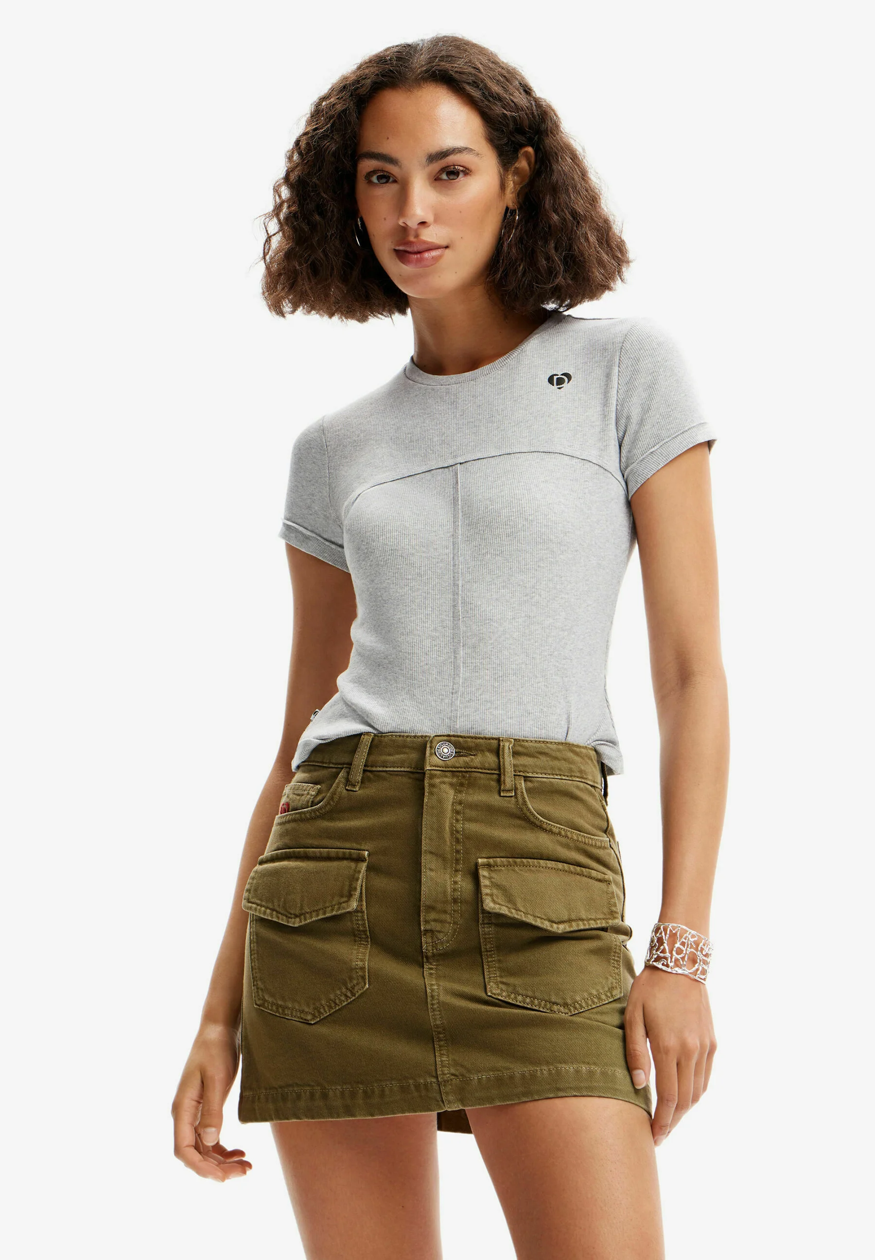 Desigual POCKETS - Falda acampanada