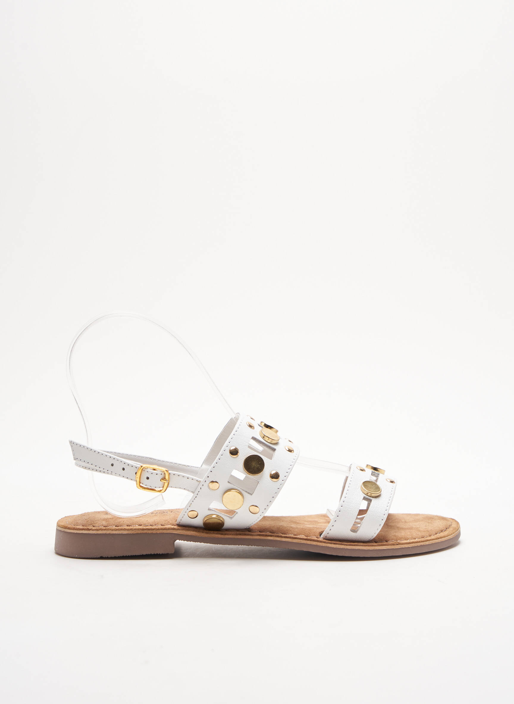 Elue Par Nous Sandales Nu Pieds Femme couleur blanc