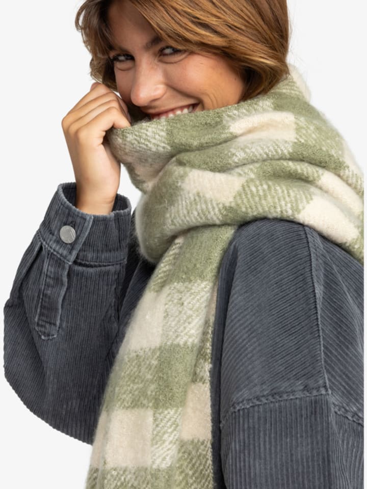 Roxy Schal Cute Blush Be Bold Plaid in Oil Green günstig kaufen onesize